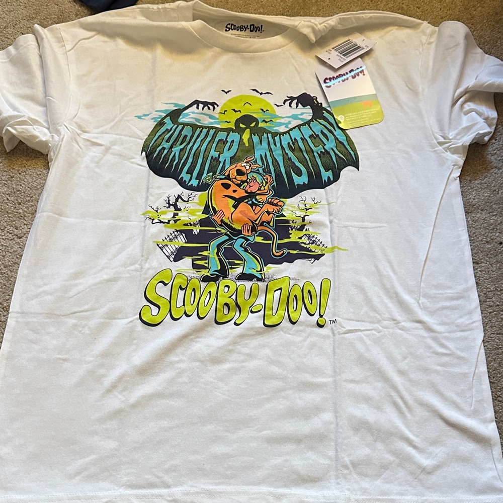 Scooby-Doo White Graphic T-Shirt